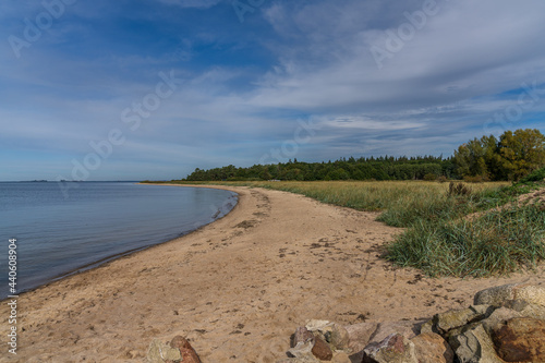 The beach and the Danish Wiek near Ludwigsburg  Mecklenburg-Western Pomerania  Germany