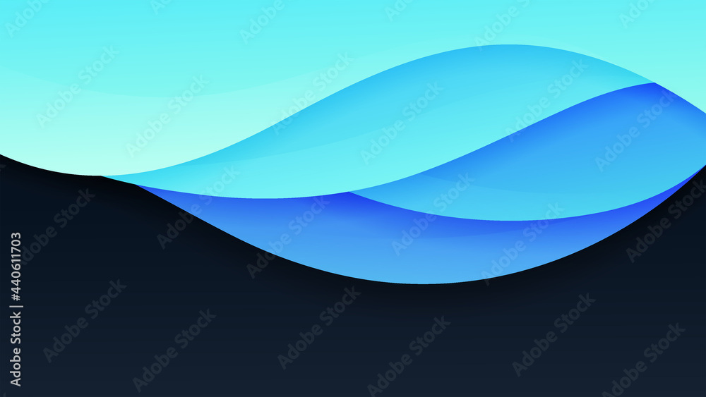 Naklejka premium Premium abstract background with gradient soft color and dynamic shadow. Eps 10
