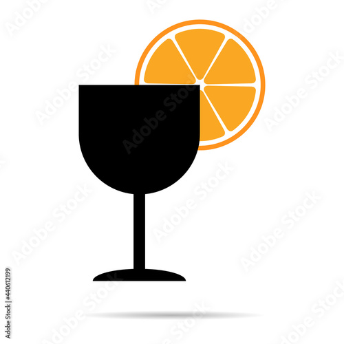 Citrus fresh icon, food fruit juice organic symbol, healty nature design vector illustration