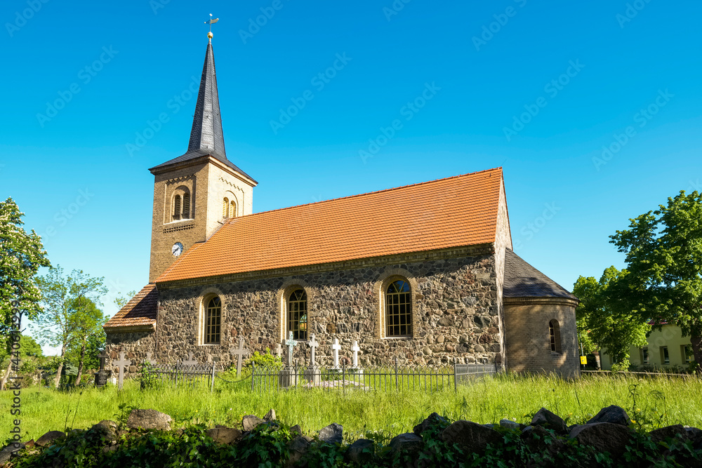 Dorfkirche Jühnsdorf, Blankenfelde-Mahlow, Brandenburg, Deutschland