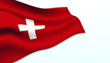 Flag of Swiss background.