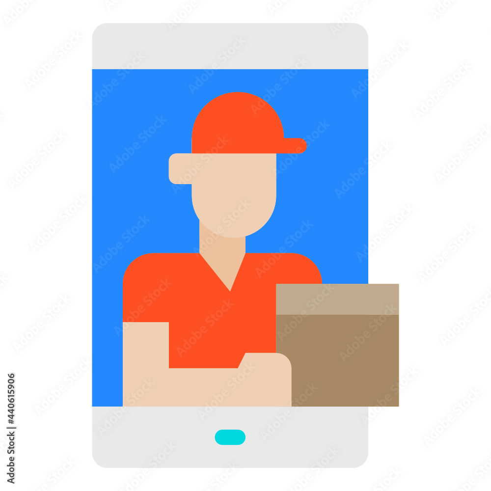 smartphone flat icon