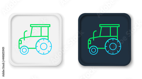 Line Tractor icon isolated on white background. Colorful outline concept. Vector Free Download Line Tractor icon isolated on white background. Colorful outline concept. Vector - GFXLoad