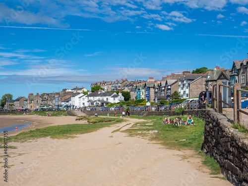 Arnside village and beach photo