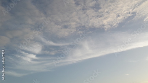 blue sky with clouds