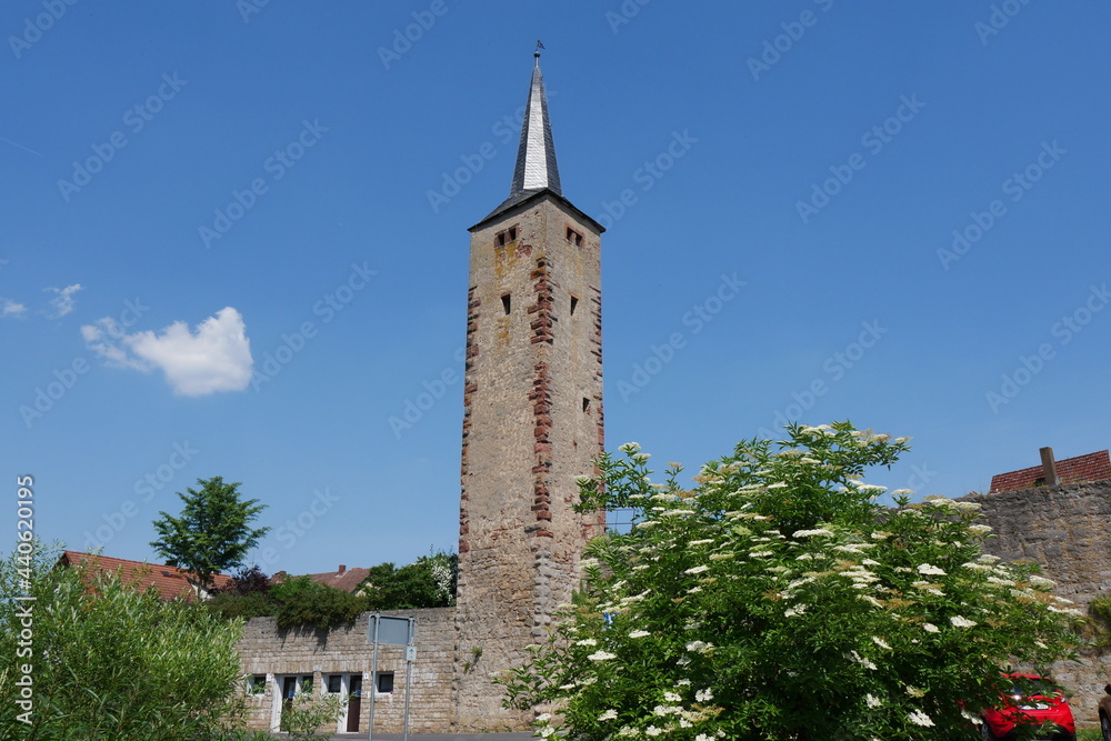 Roter Turm Stadtmauer Karlstadt