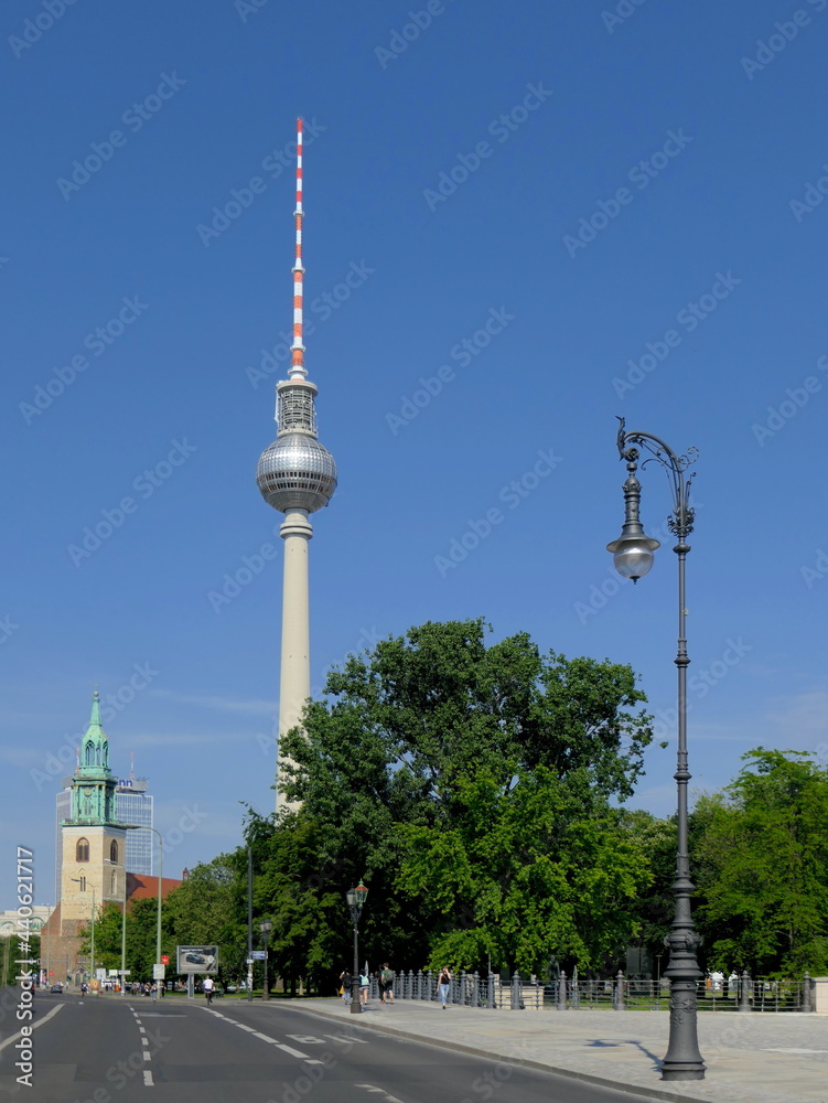 Obraz premium Fernsehturm Berlin