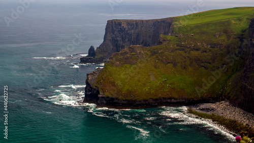 Cliffs on the Atlantic shore of Ireland