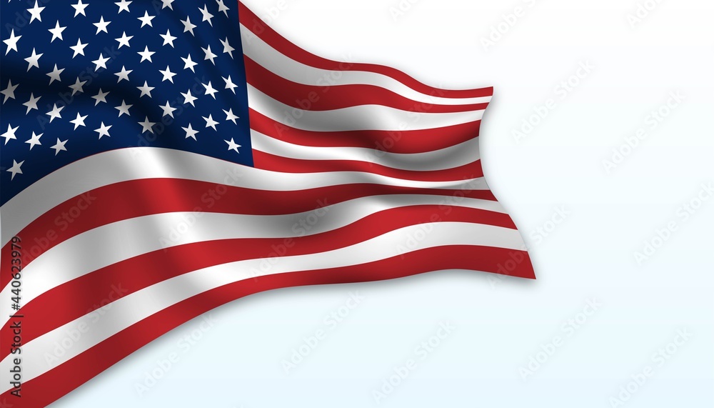 Fototapeta premium Flag of USA background.