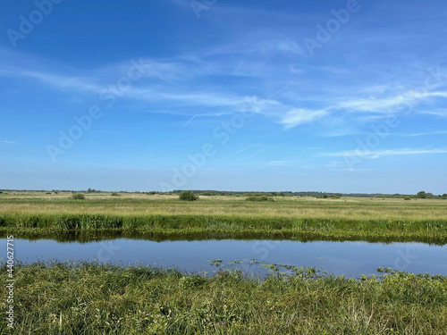 Farmland and a canal around Nieuwehorne