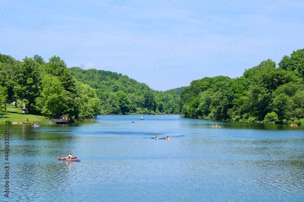 Fototapeta premium Lake in the Park 