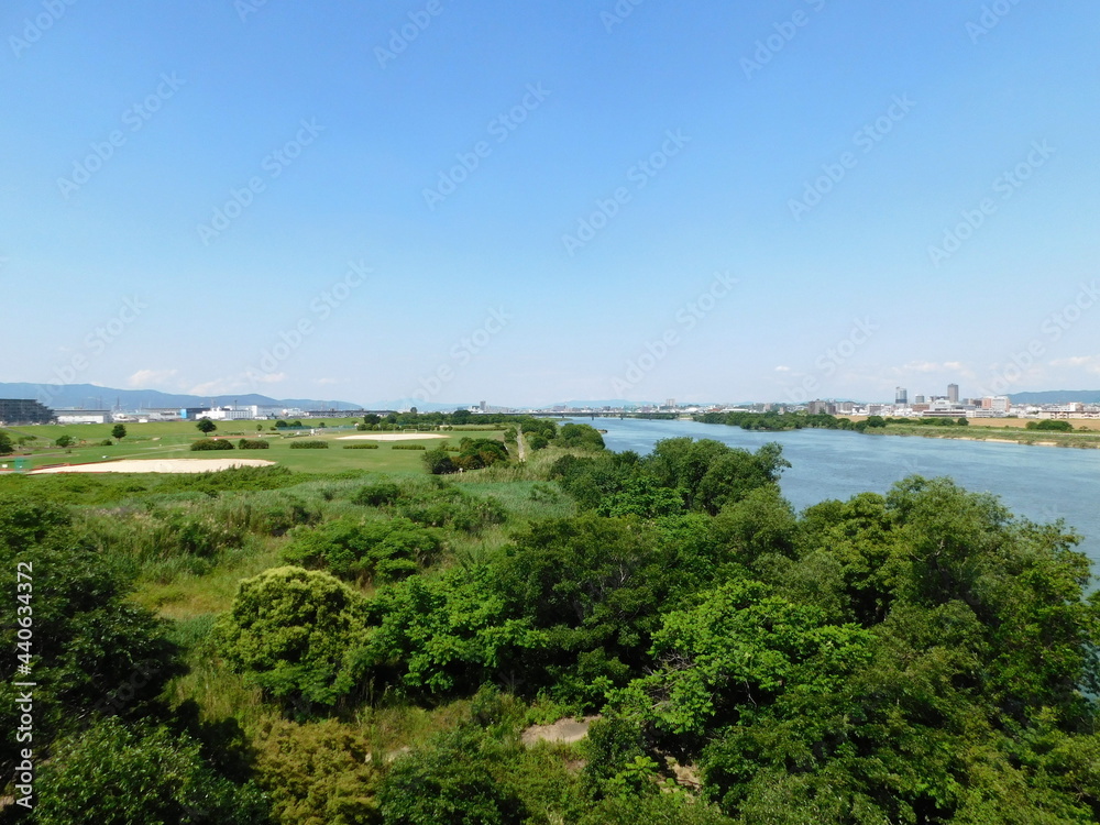淀川河川公園鳥飼上地区(大阪府摂津市で2021年5月撮影)