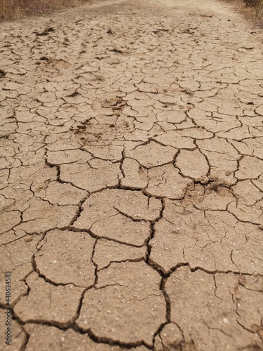 Cracked ground dry in Madrid