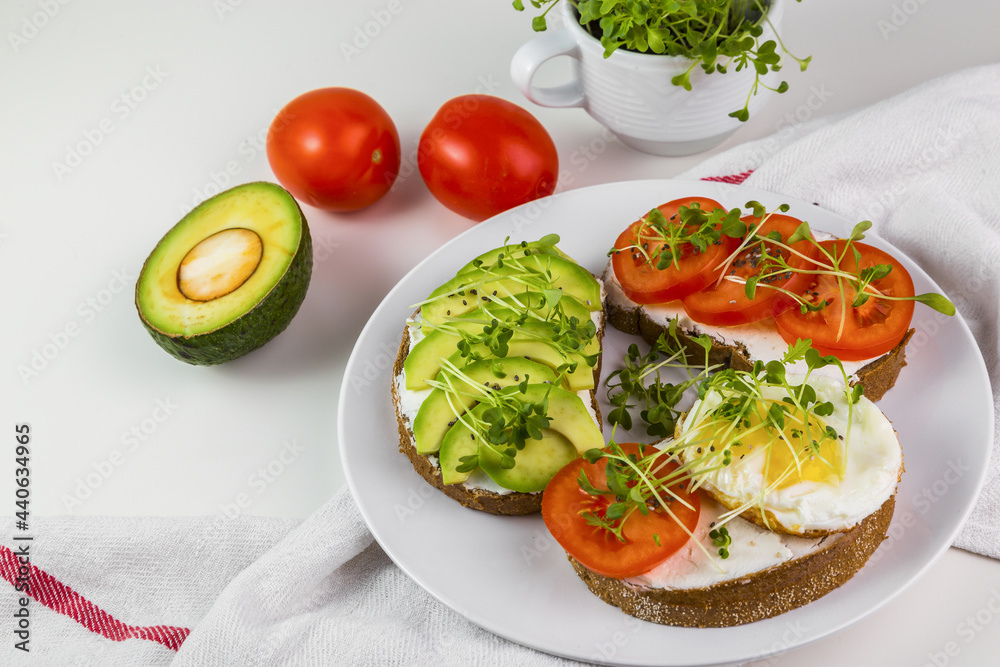 Image with toast. Image with toast.