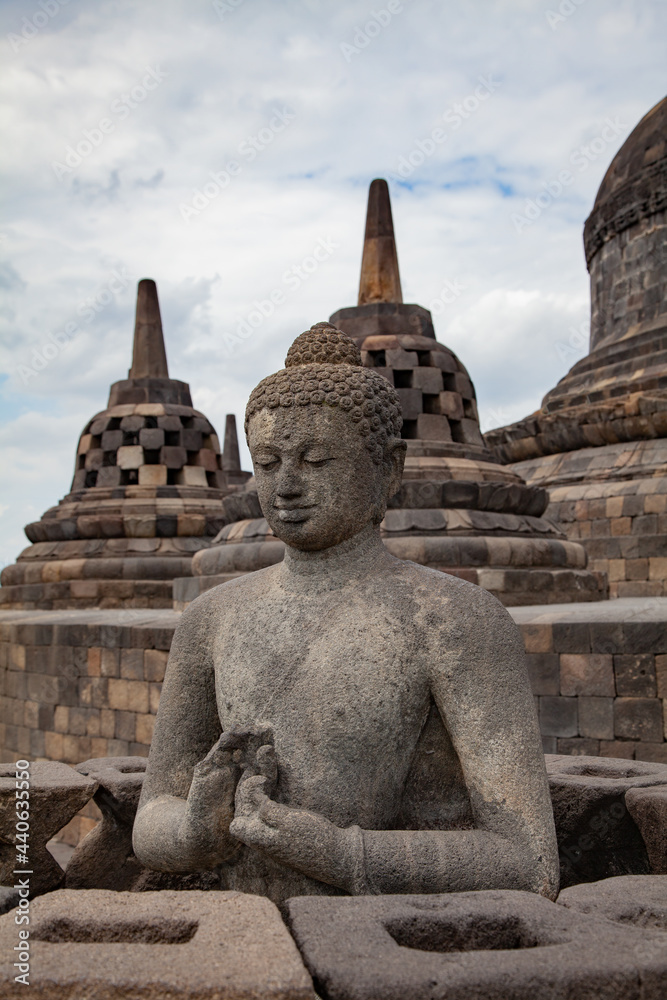 Fototapeta premium Borobudur temple in Indonesia