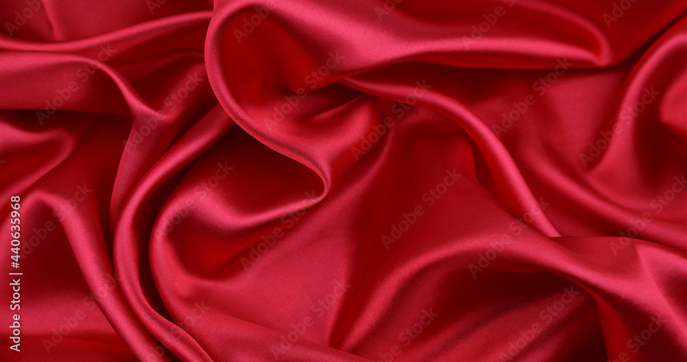 Obraz premium Red silk fabric