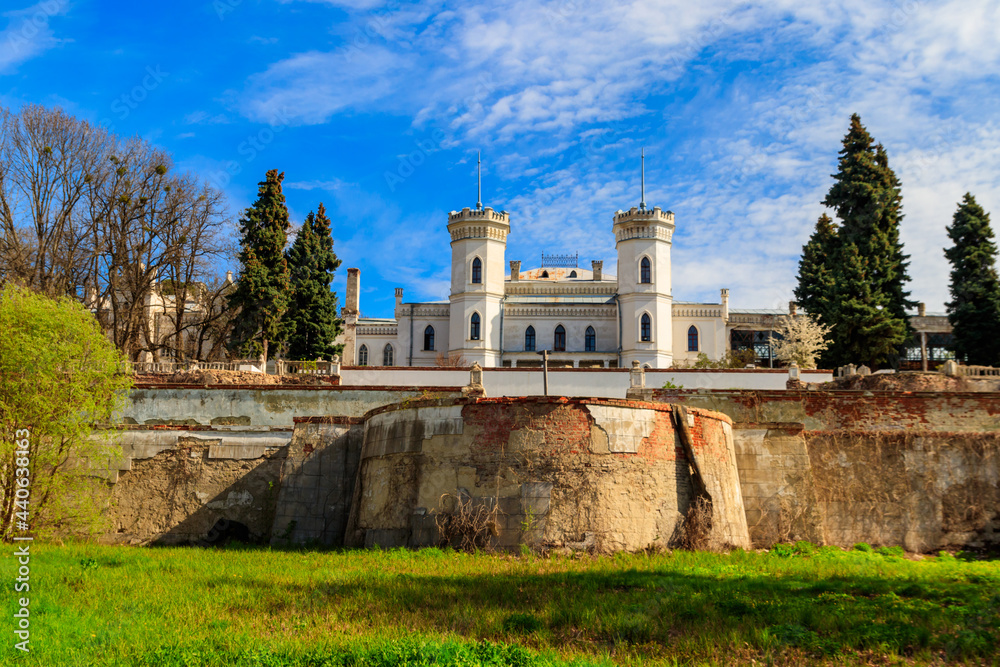 Sharovka palace in neo-gothic style, also known as Sugar Palace in Kharkov region, Ukraine Sharovka palace in neo-gothic style, also known as Sugar Palace in Kharkov region, Ukraine