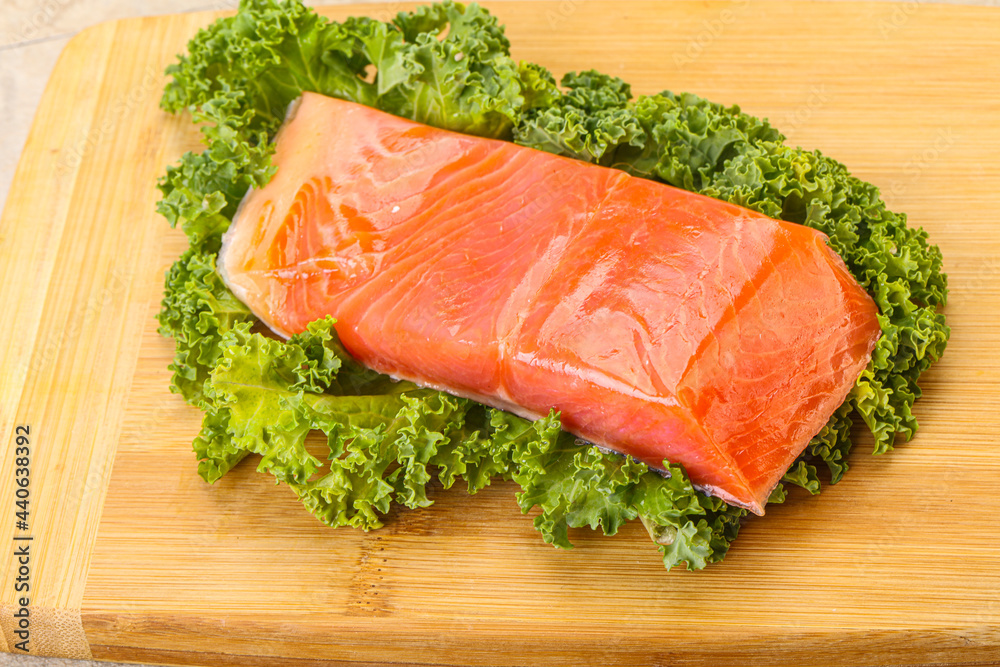 Salmon fillet slice for cooking Salmon fillet slice for cooking