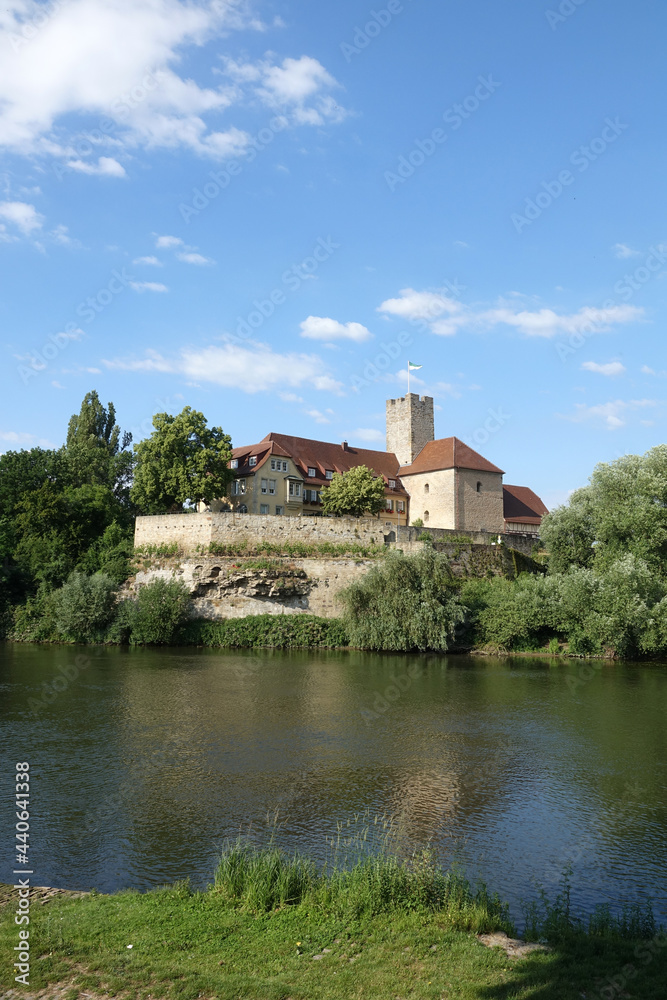 Fototapeta premium Grafenburg in Lauffen am Neckar