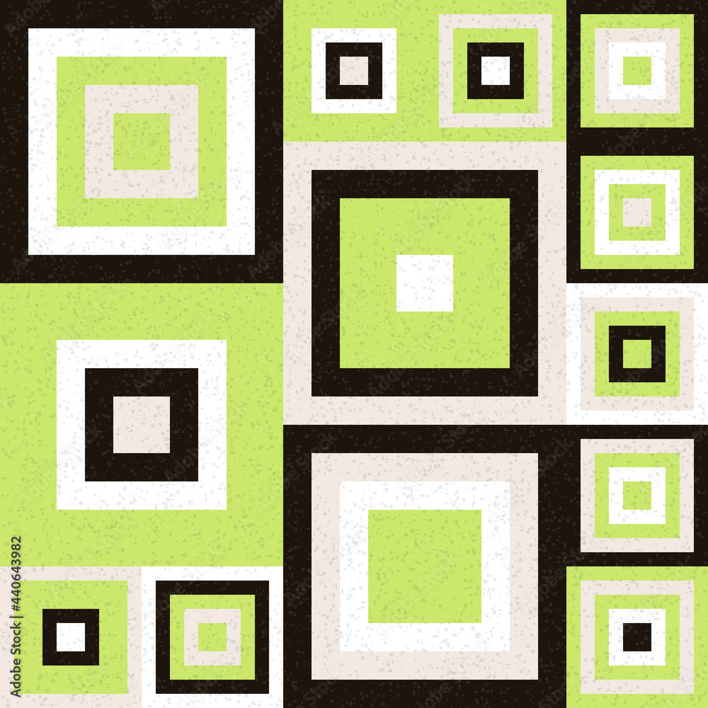 Abstract Geometric Pattern generative computational art illustration