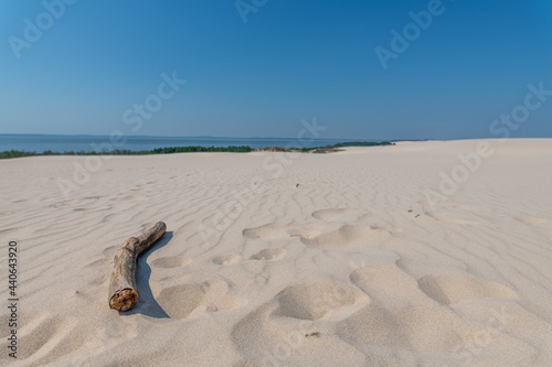 footprints on the sand