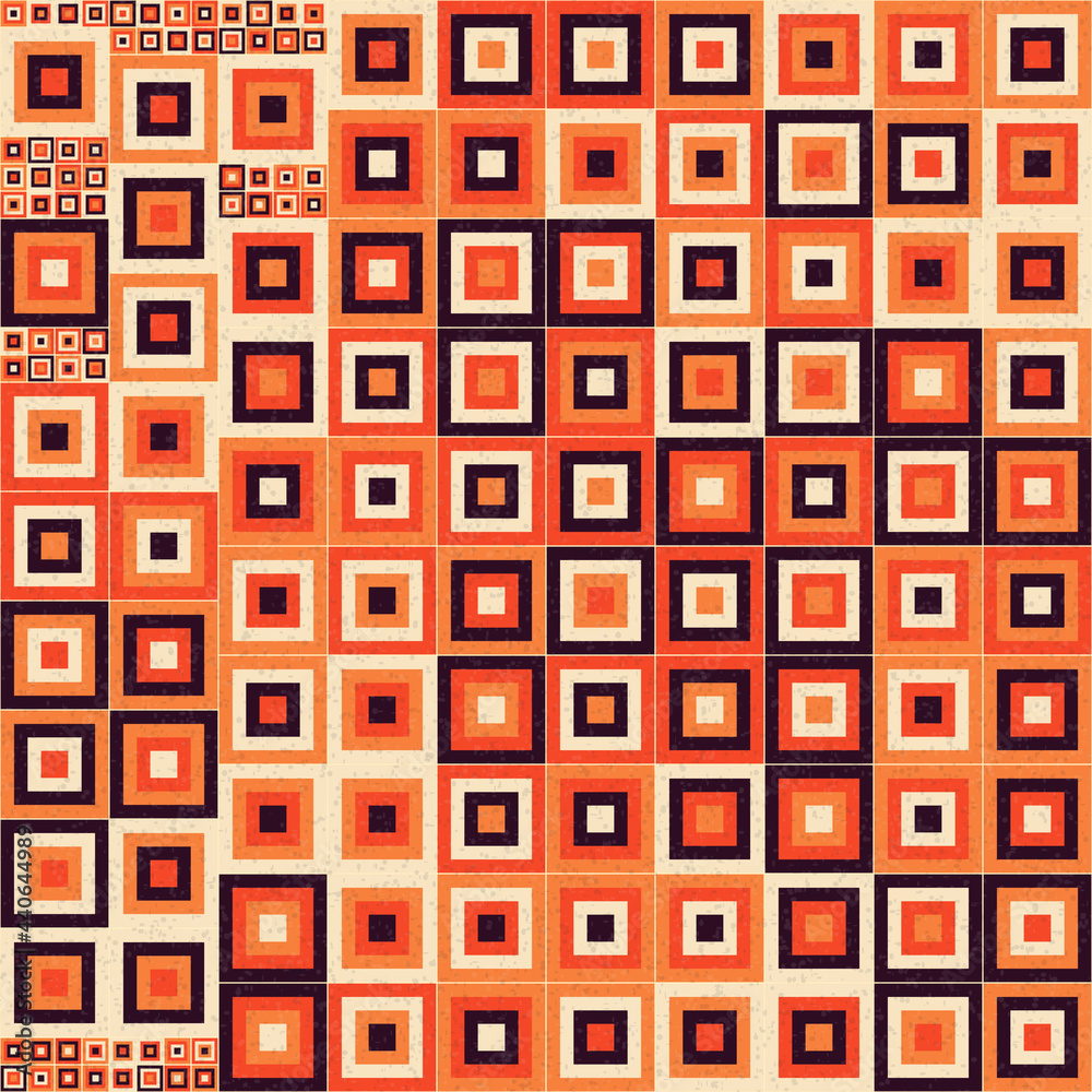Abstract Geometric Pattern generative computational art illustration