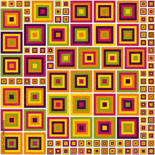 Abstract Geometric Pattern generative computational art illustration