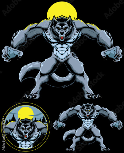 Werewolf Fantasy Mascot
