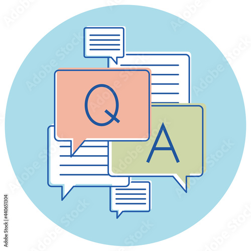 アイコン　3色塗　Q＆A