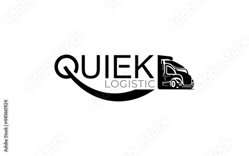 Illustration graphic vector of logistics and delivery company logo design template