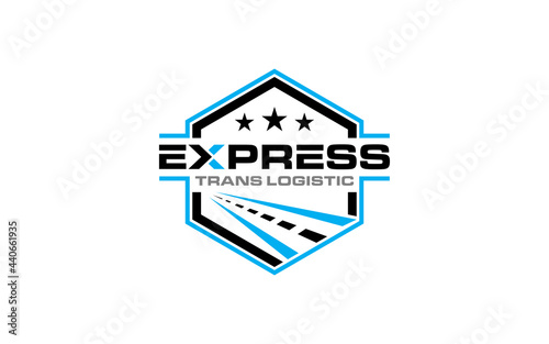 Illustration graphic vector of logistics and delivery company logo design template