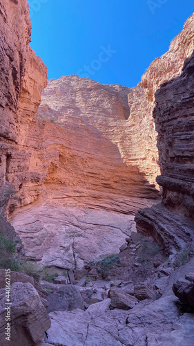 Red rocks. National park. Low Angle View Of Mountain Against Cloudy Sky   © Studio d'Cento