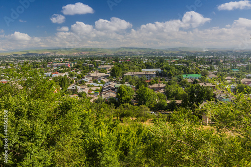 Aerial view of Osh, Kyrgyzstan © Matyas Rehak