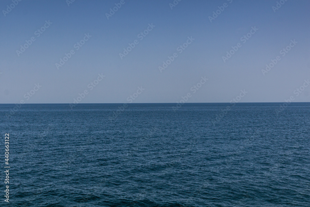 Caspian sea on a calm day
