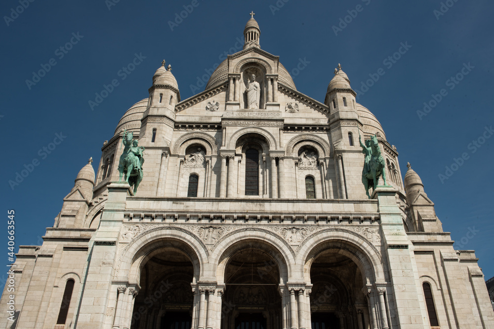 Sagrado Corazón, Sacre coeur, París, Francia, basílica, religioso