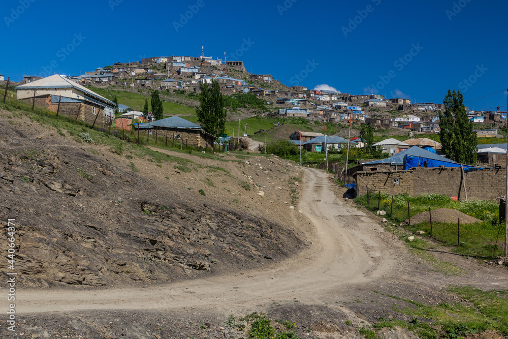 Road to Xinaliq (Khinalug) village, Azerbaijan