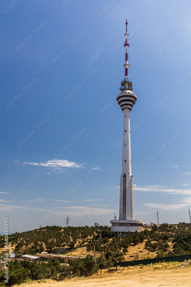 Fototapeta premium TV Tower in Baku, Azerbaijan