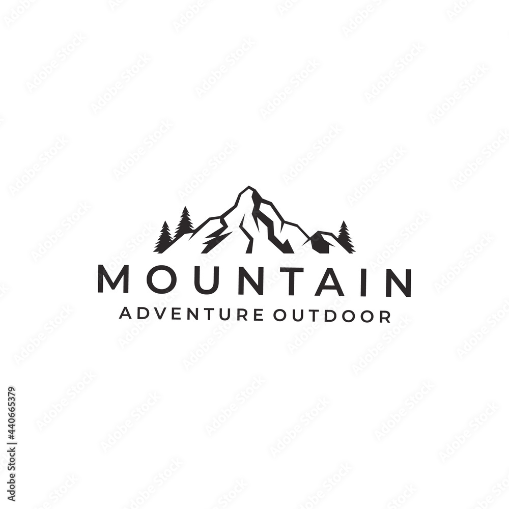 Mountain Adventure outdoor logo design Mountain Adventure outdoor logo design