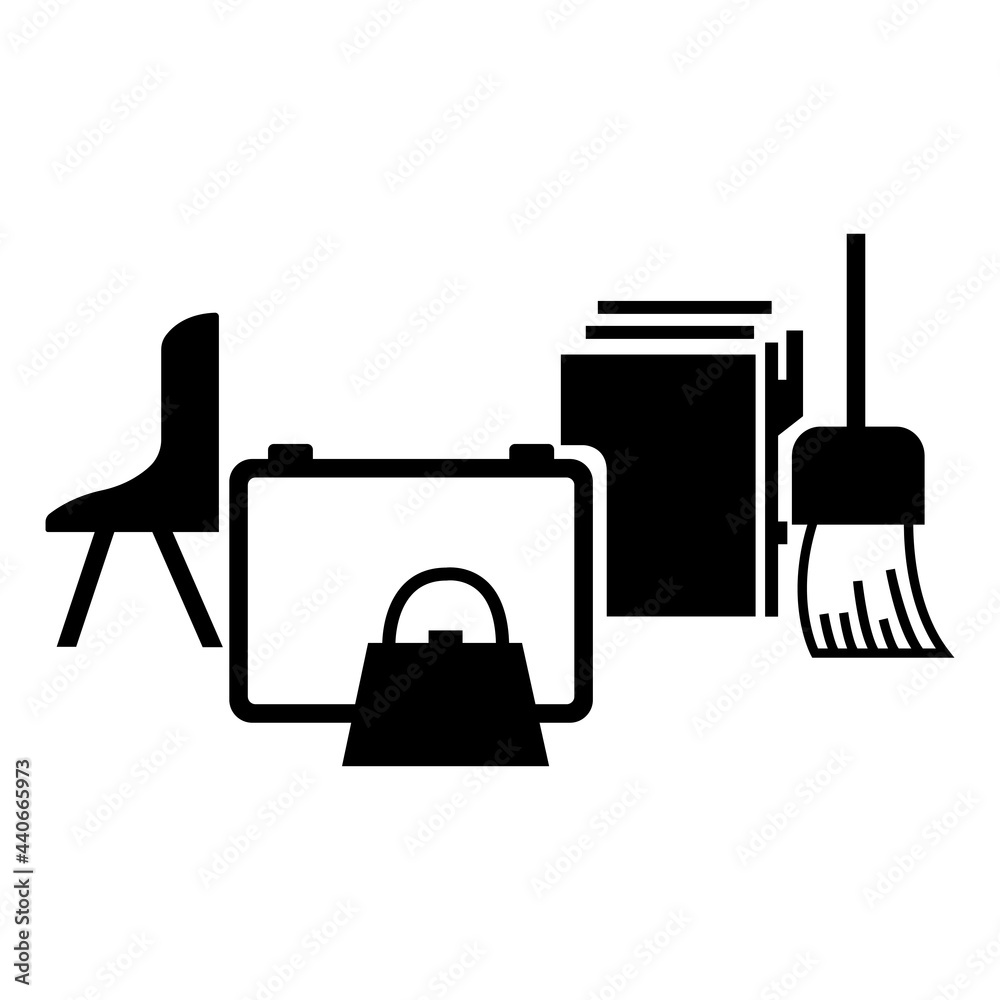 Keep Area Clear Symbol Sign Isolate on White Background,Vector Illustration Keep Area Clear Symbol Sign Isolate on White Background,Vector Illustration