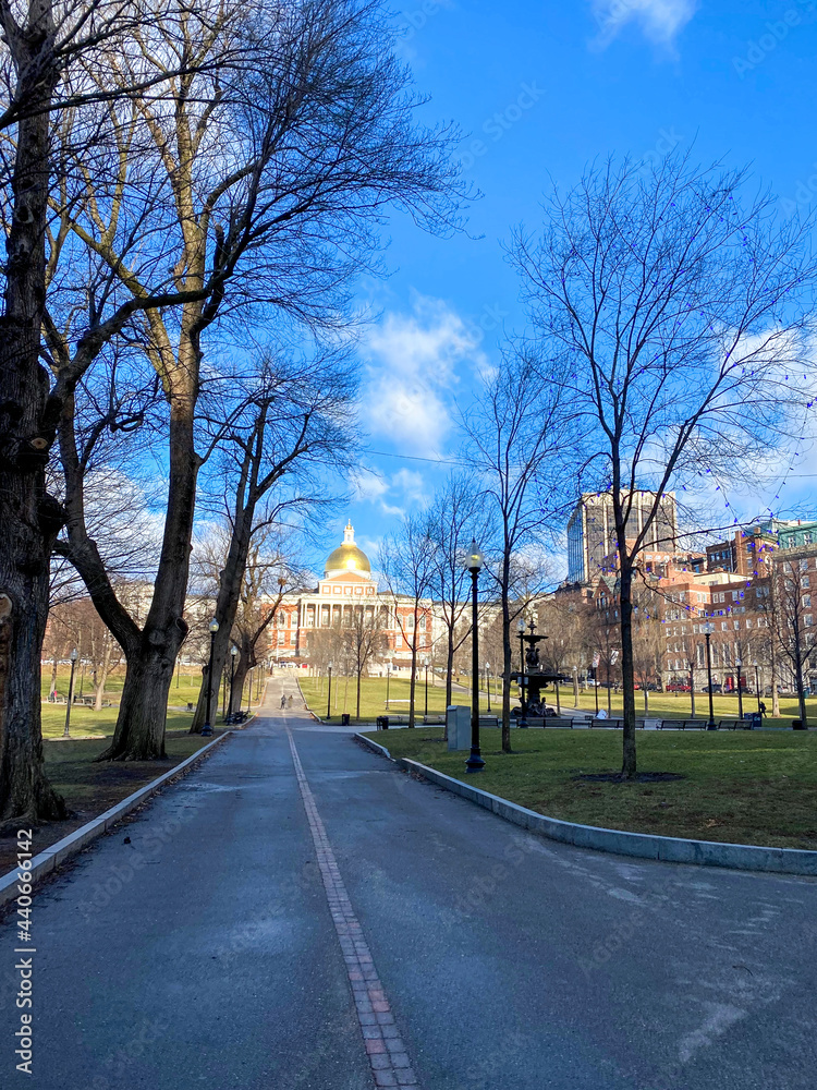 United States, Boston. Public park university