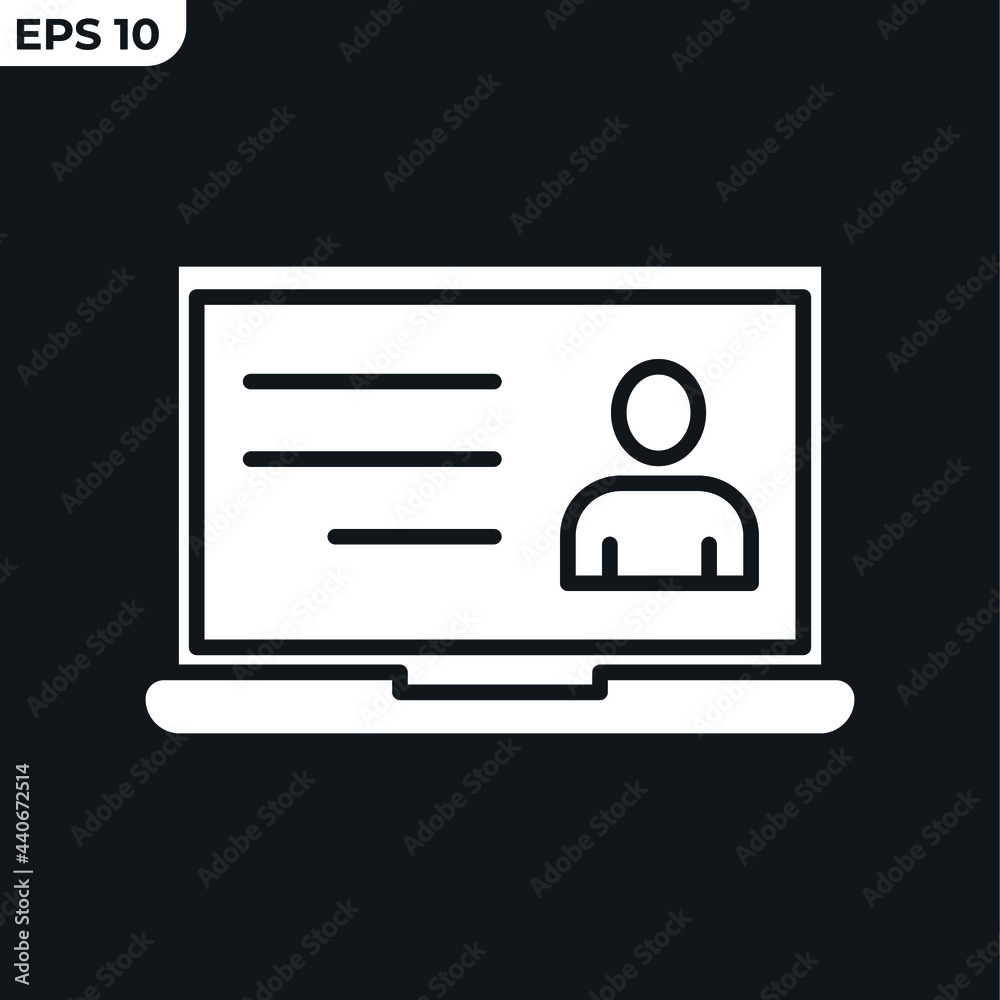 personal website icon symbol template for graphic and web design collection logo vector illustration personal website icon symbol template for graphic and web design collection logo vector illustration