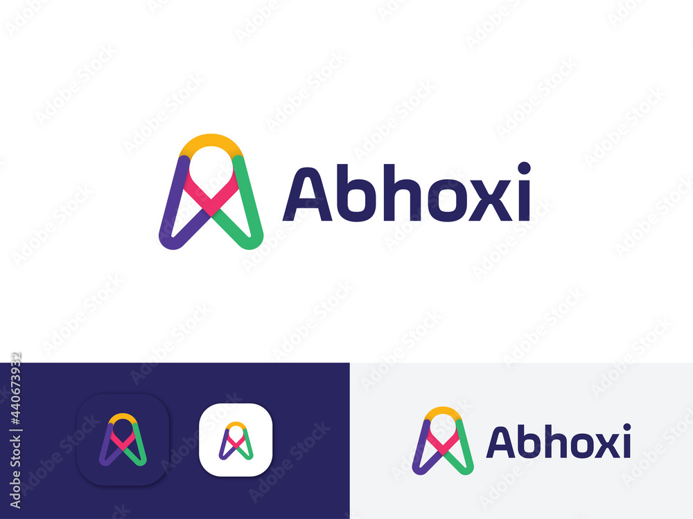 Colorful A letter logo design | Modern A letter logo Template Colorful A letter logo design | Modern A letter logo Template