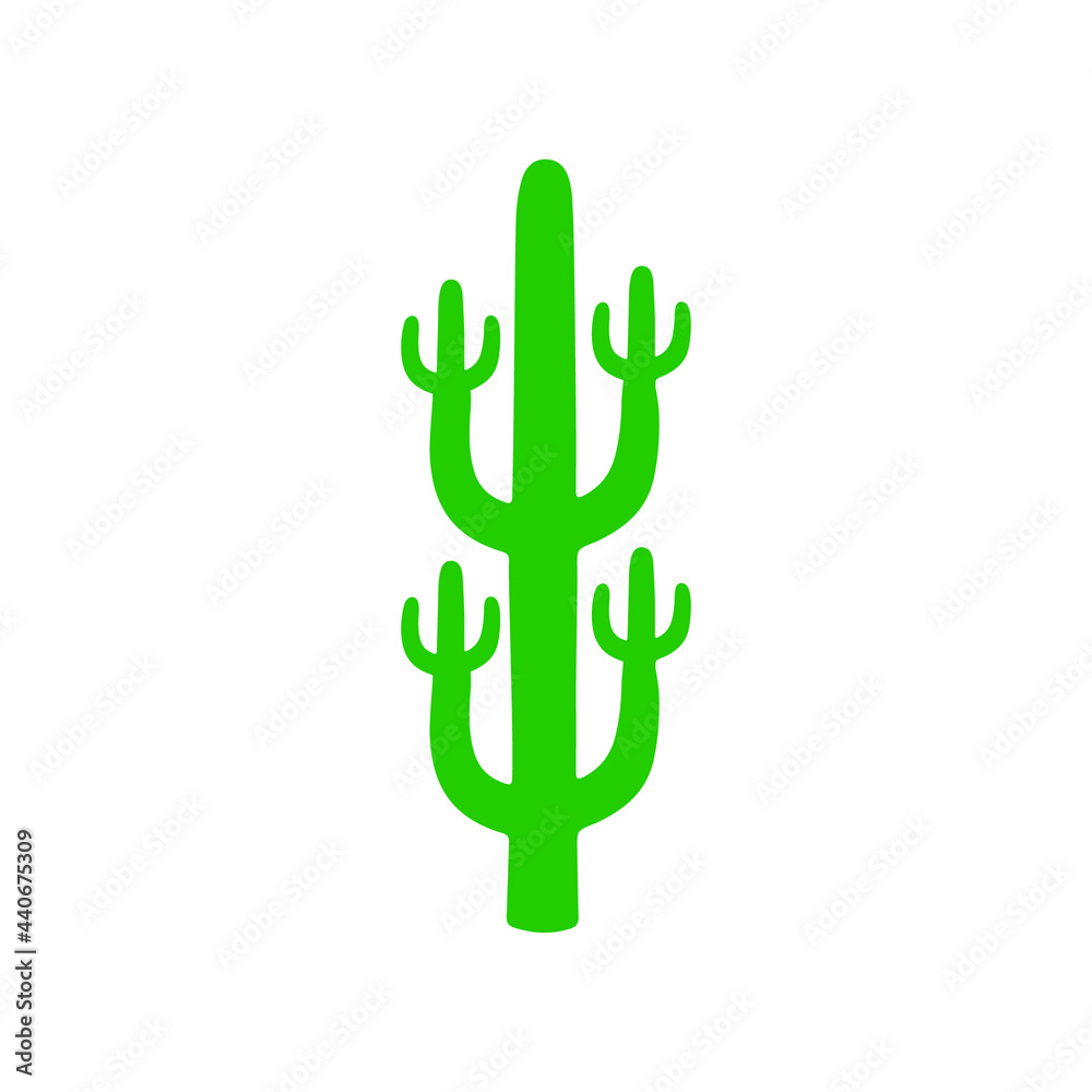 Obraz premium big beautiful cactus vector illustration design