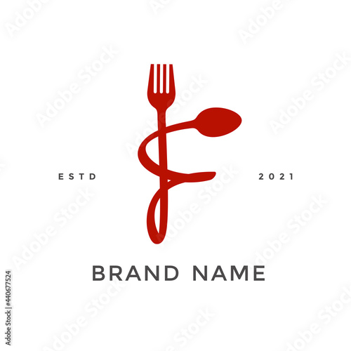 Initial F Fork and Spoon