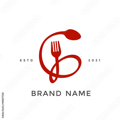 Initial G Fork and Spoon