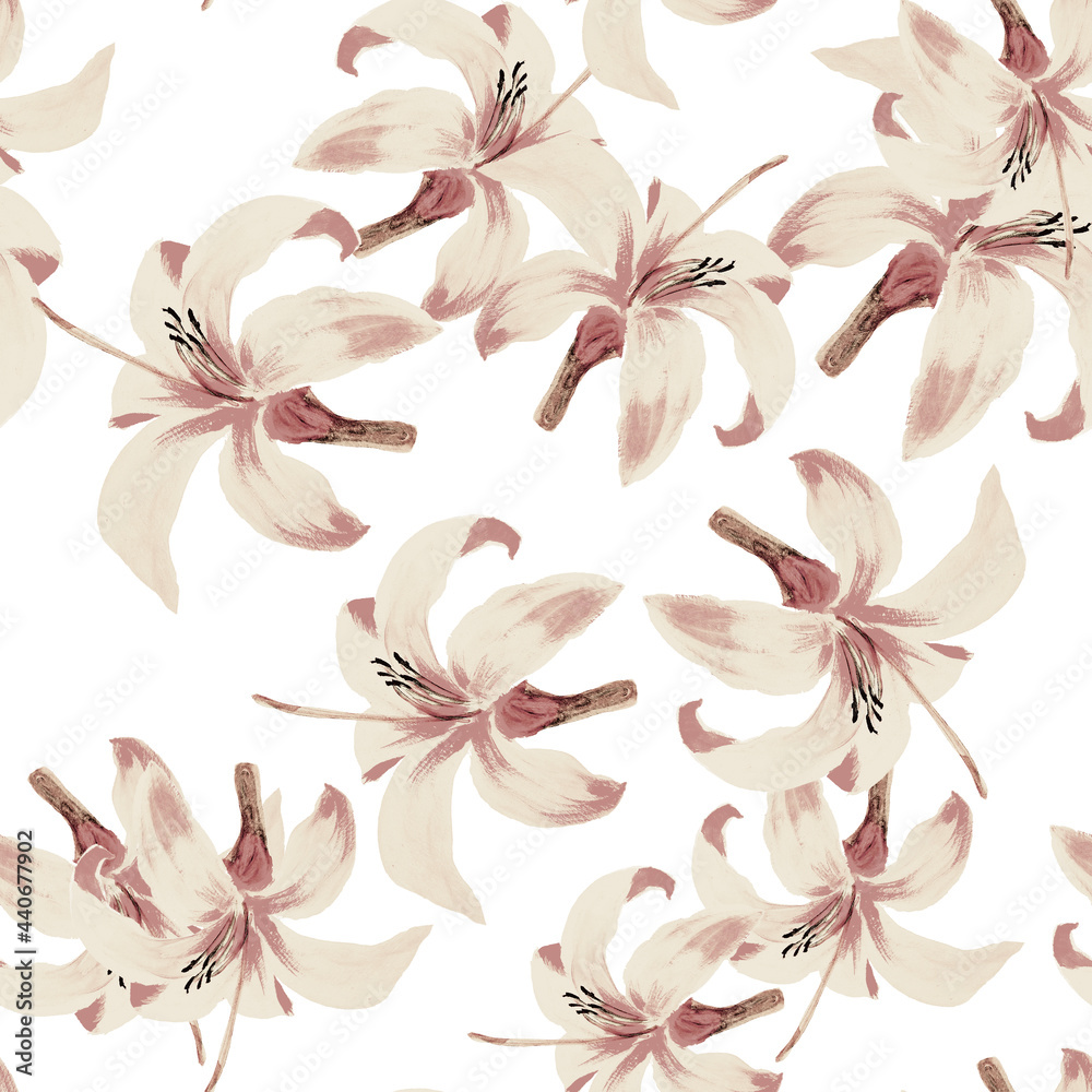 Gray Seamless Exotic. Yellow Pattern Exotic. White Tropical Painting. Golden Floral Hibiscus. Flora Exotic. Spring Leaf. Garden Leaves. Watercolor Nature.