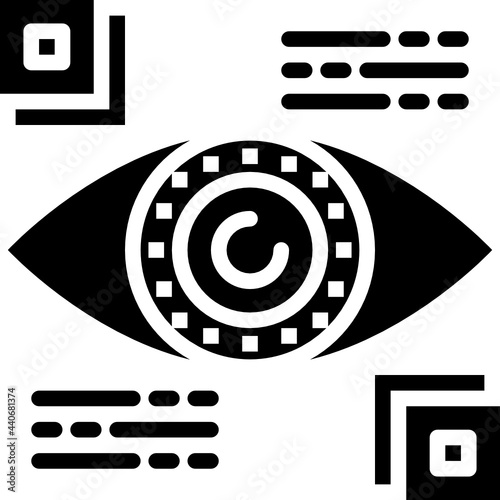 eyetap glyph icon