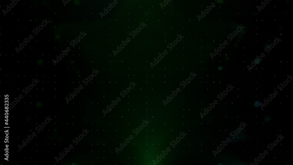 Abstract futuristic green HUD interface banner background. Hi-tech digital cyber grid concept. FUI,GUI,UI virtual design cyberspace crypto blockchain trading elements template for business, technology