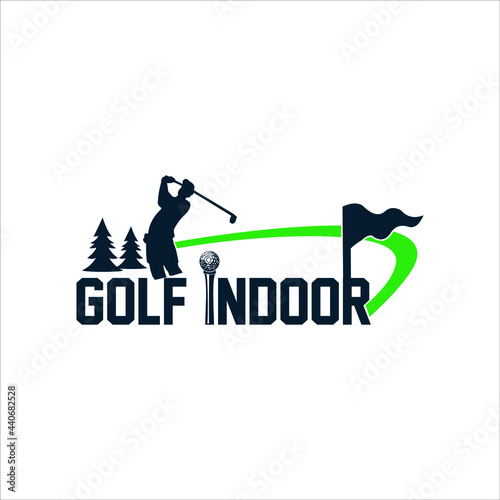 golf indoor logo exclusive design inspiration 