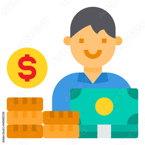 Advisor flat icon